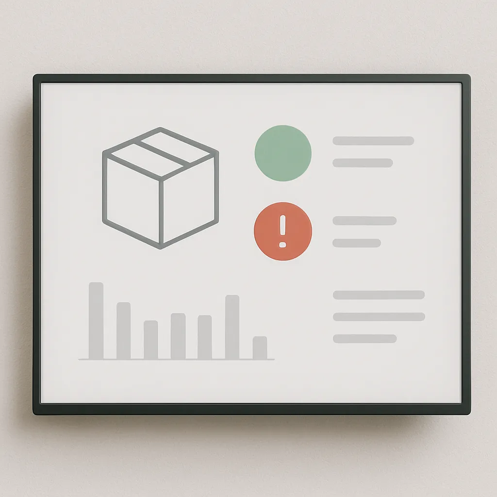 Inventory dashboard automation example