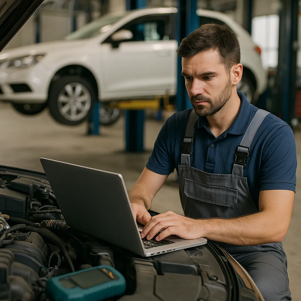 Technology support for mechanics and garage operations