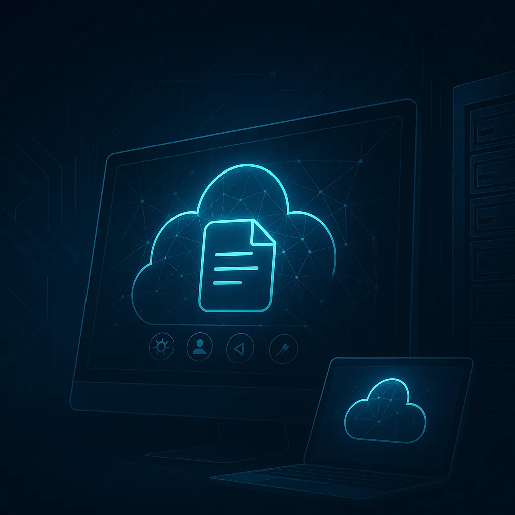 Image that reflects Cloud storage.
