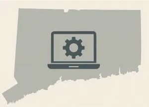 Image to represent IT support service area for the state of CT.