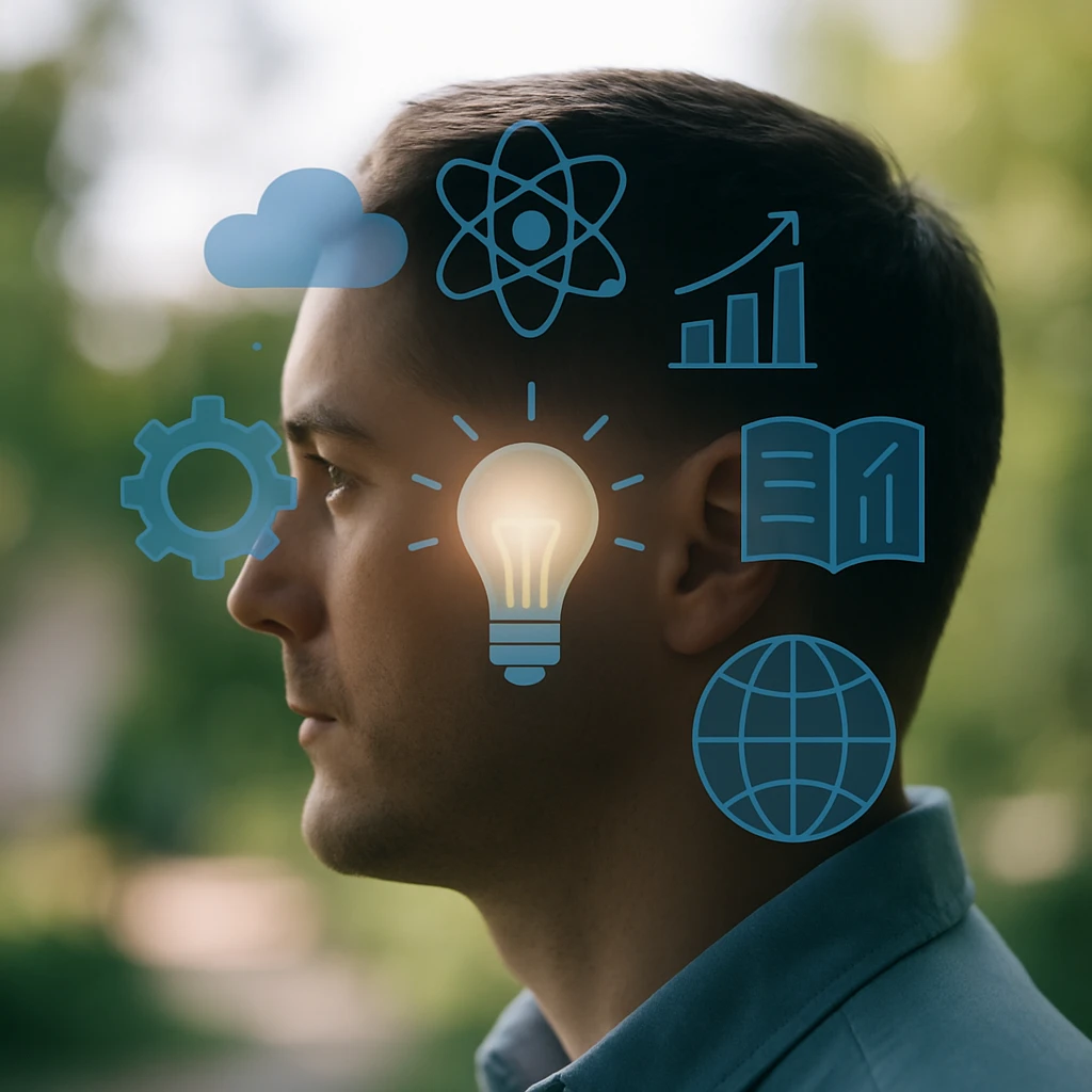 Image representing a mind deep at work thinking about IT Support.