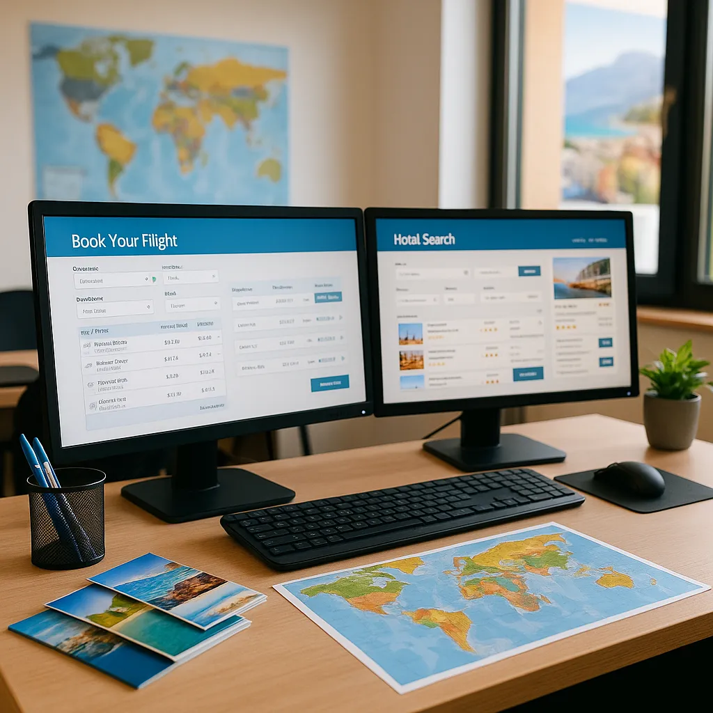 Booking systems and customer data protection for travel firms.