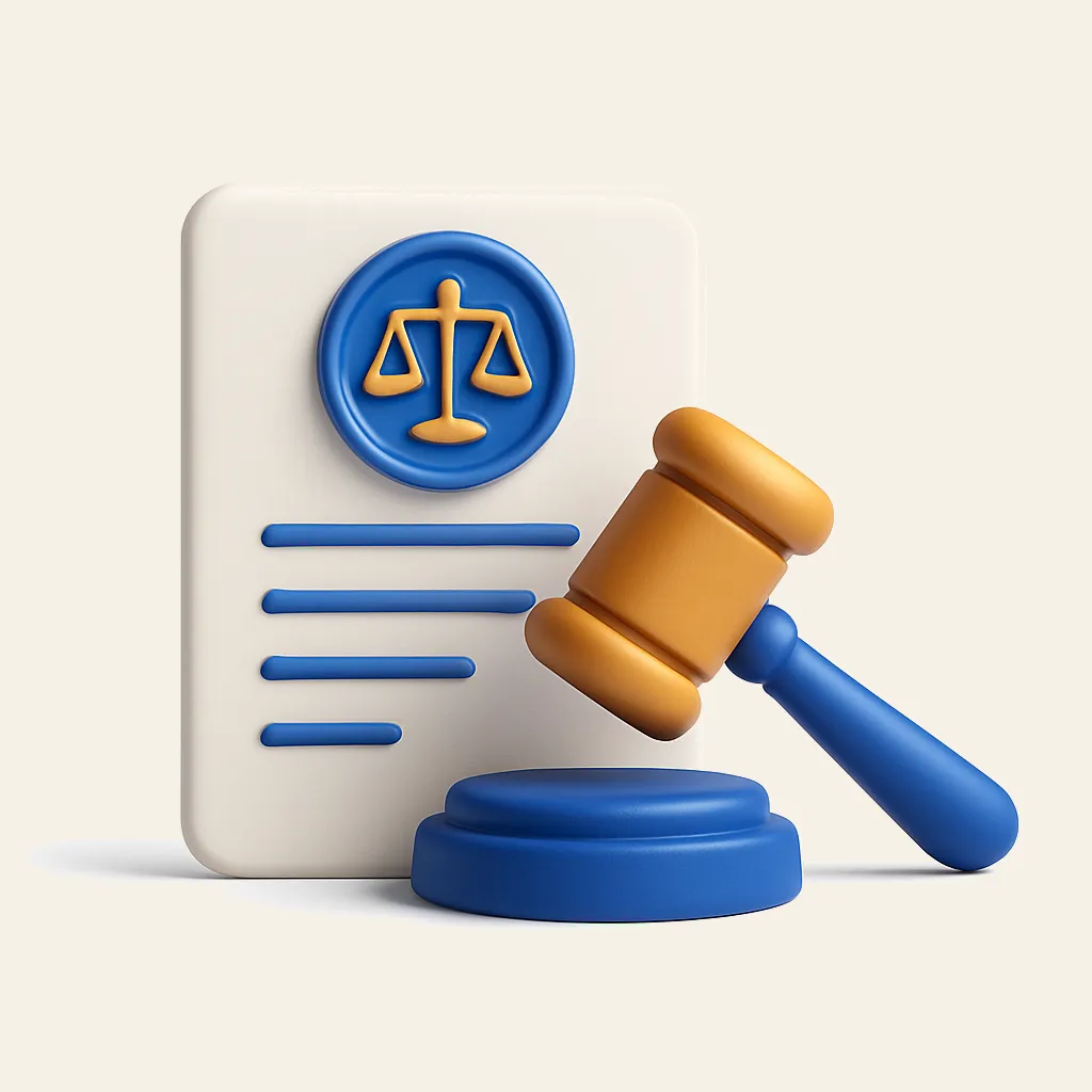Image to represent our legal contact page.