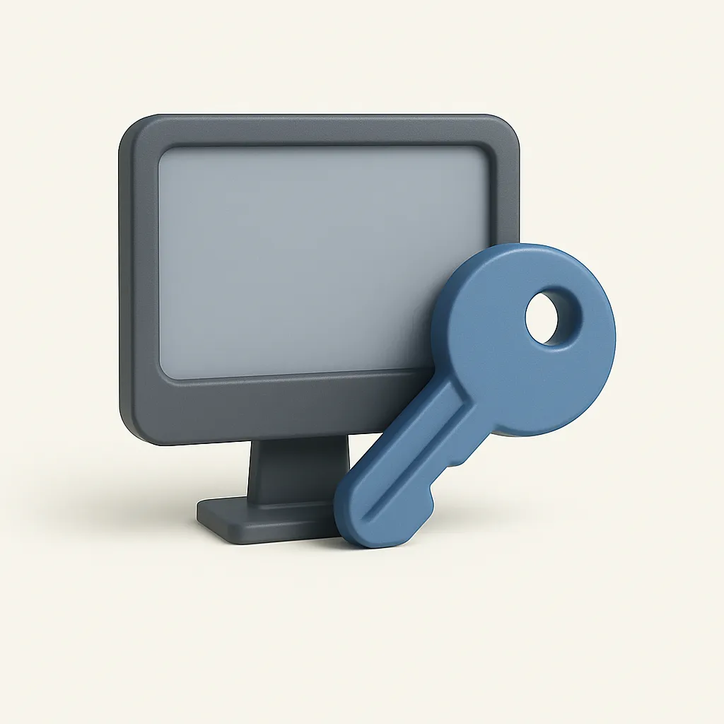 Icon to represent our secure portal access.