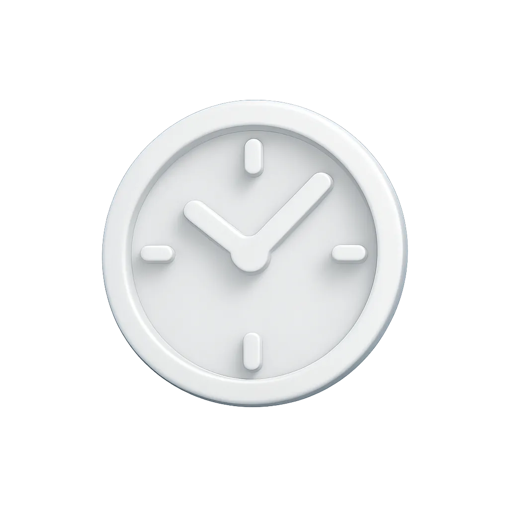 24/7 Tech Clock Icon