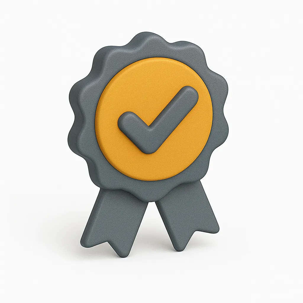 A winning ribbon to refect good quality Icon
