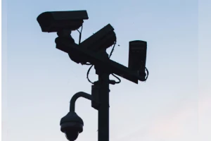 Photo of security cameras used for property monitoring and safety.