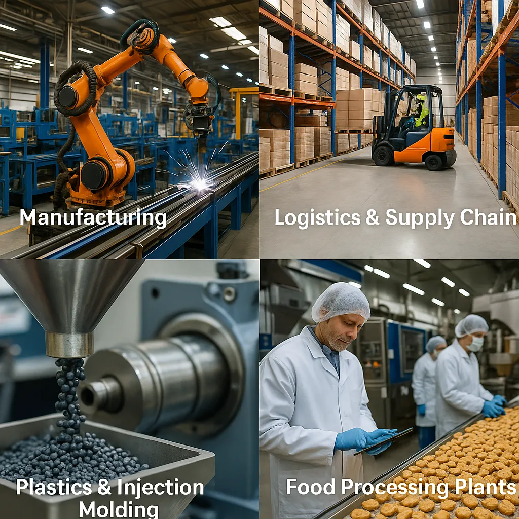 Technology support for industrial and manufacturing environments