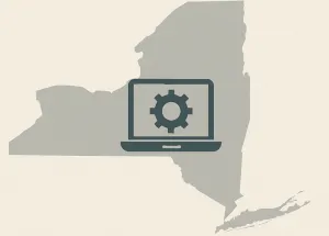 Image to represent IT support service area for the state of NY.