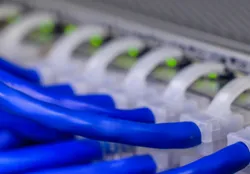 Wires connected to a switch representing infrastructure.