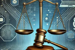 Image representing techology related legal matters.