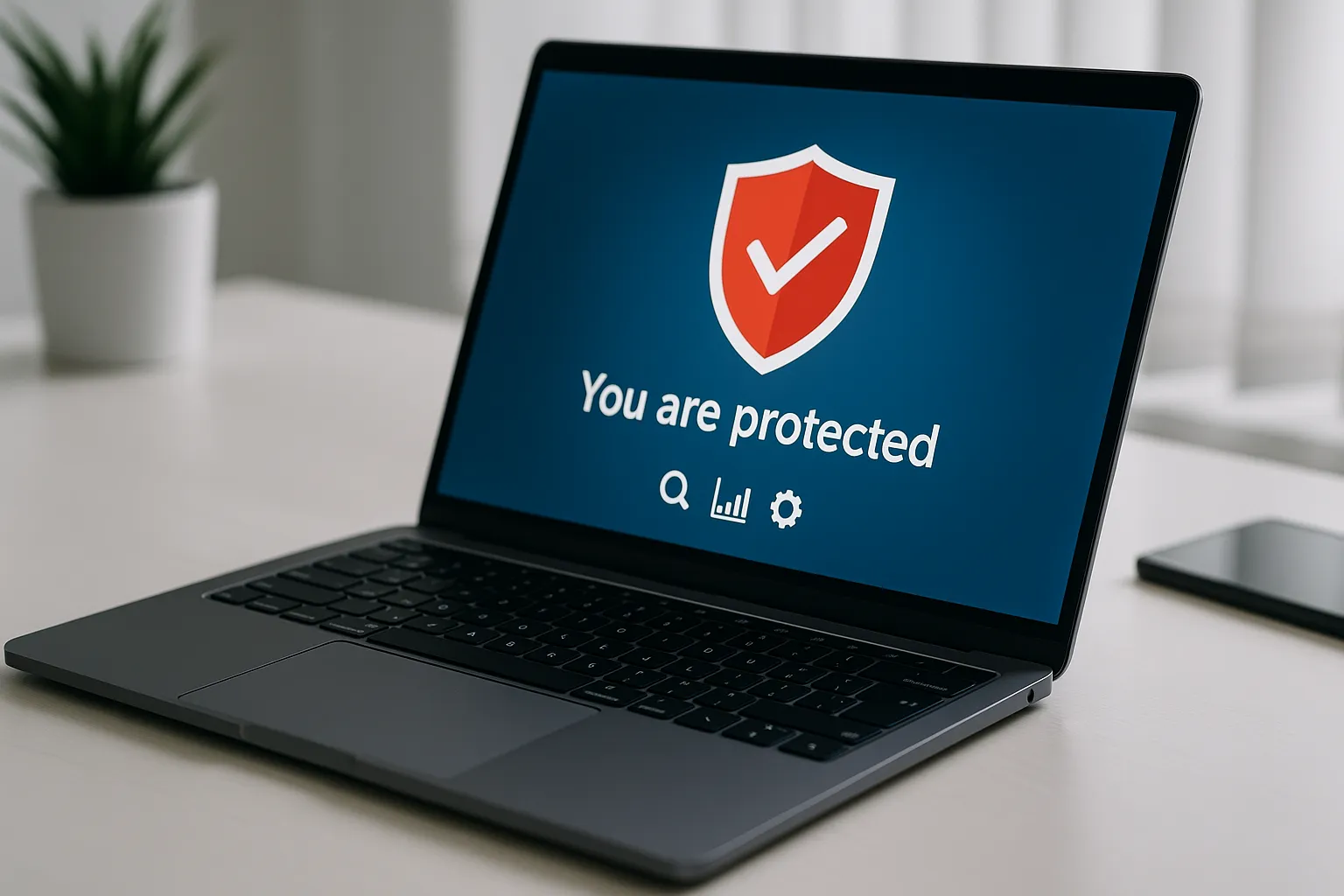 Image that is symbolic of protecting an endpoint workstation.