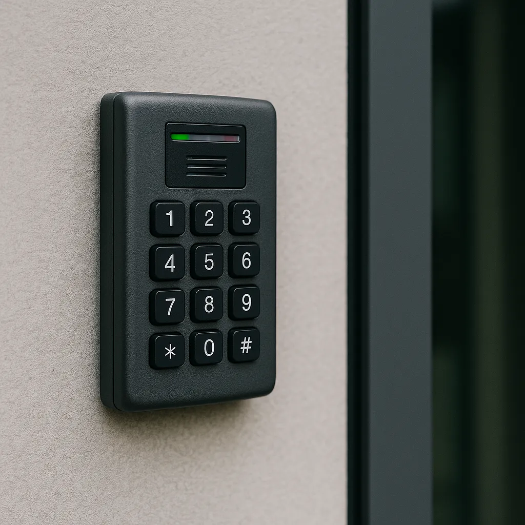 A picture of an access control unit.
