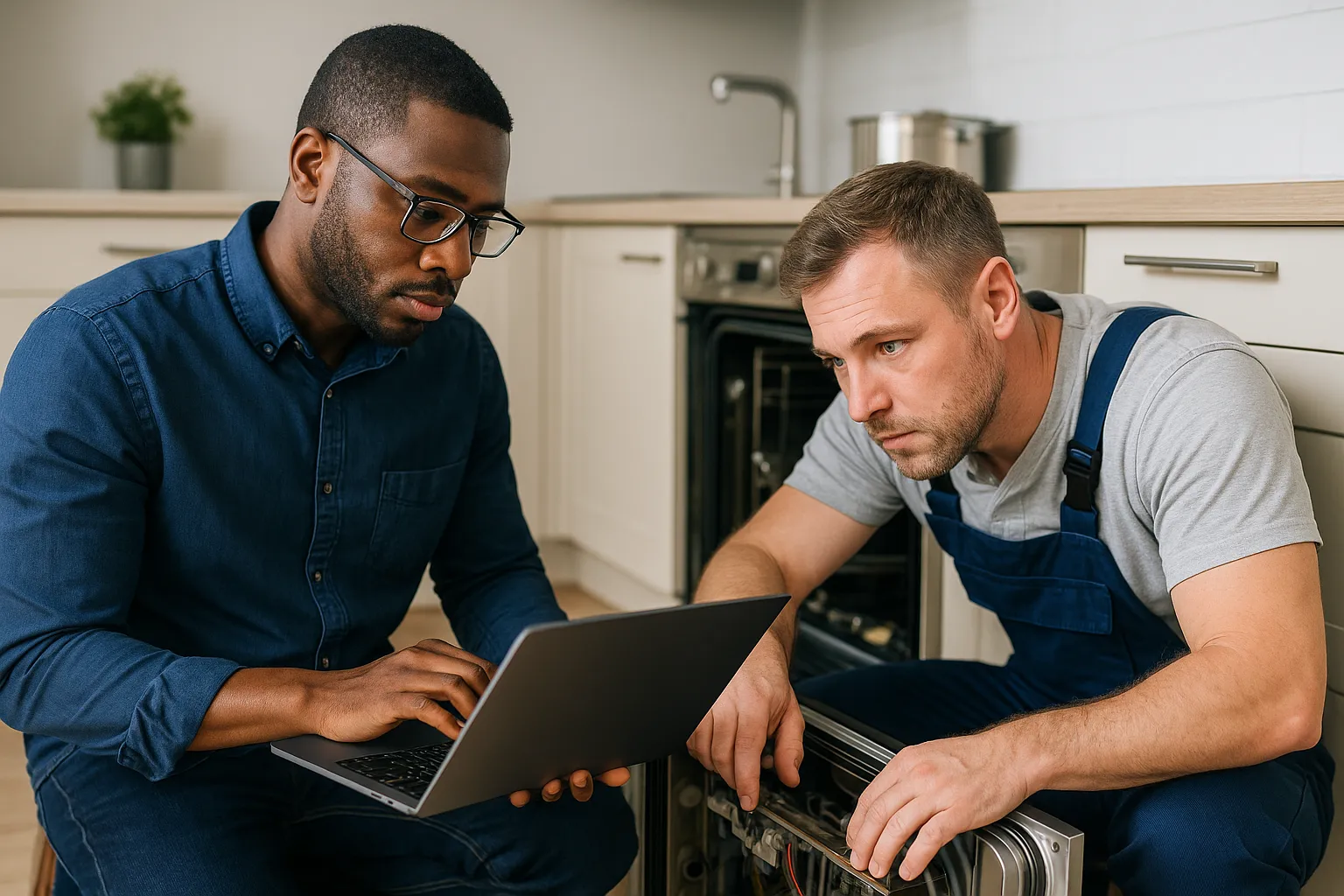 Tech support for appliance repair service systems