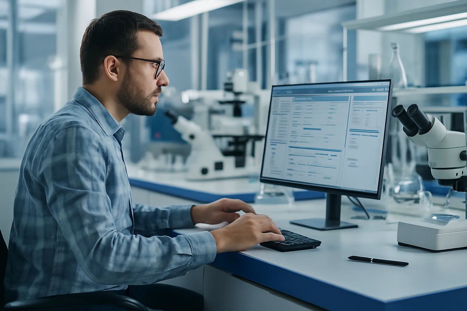 Tech support for scientific labs and research equipment